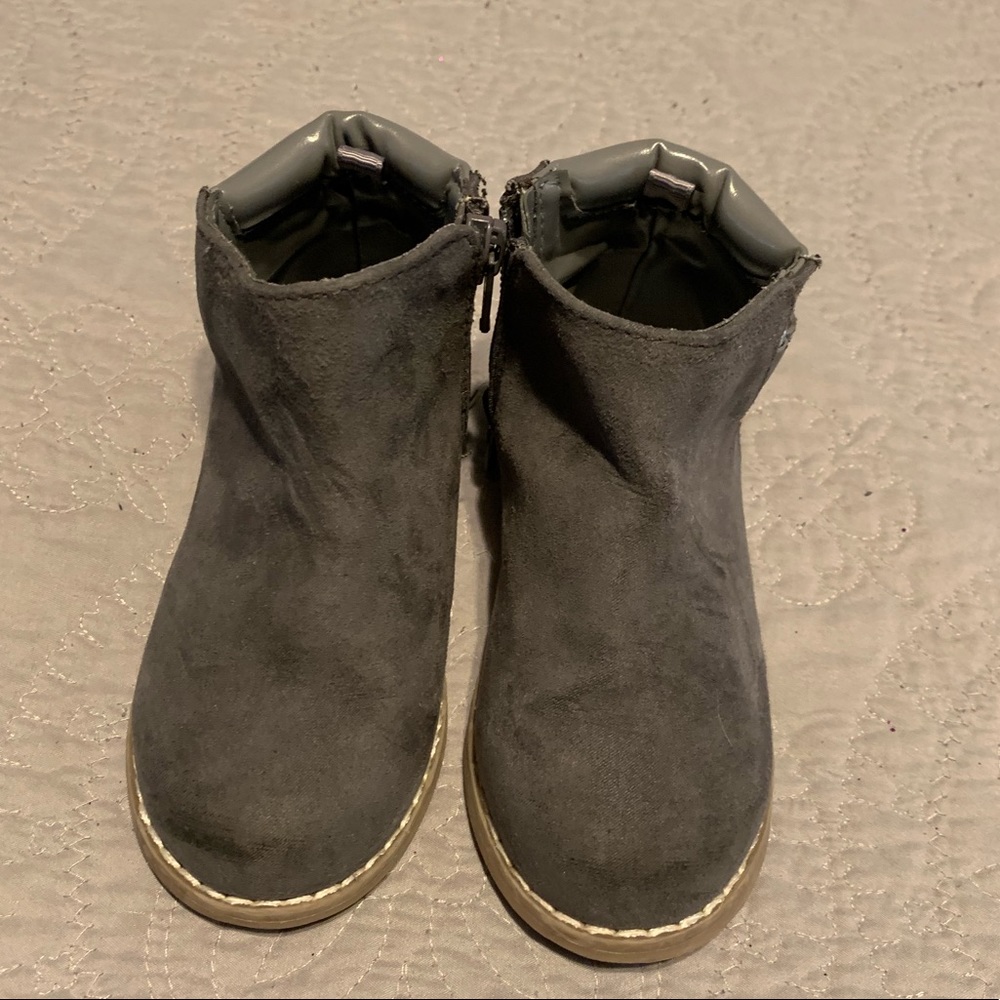 Grey boots size 8